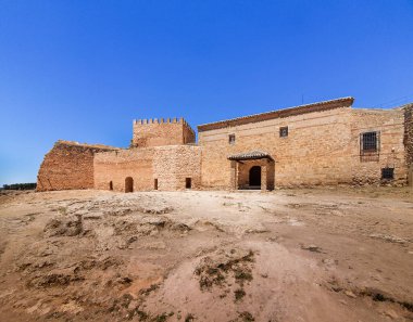 El castillo de Pearroya en el trmino icipal de Argamasilla de Alba, provincia de Ciudad Real, Castilla-La Mancha 