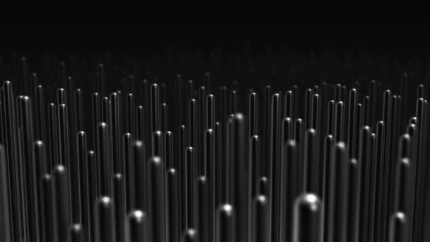 Abstract Cylinders Oscillating Animation — Vídeo de Stock