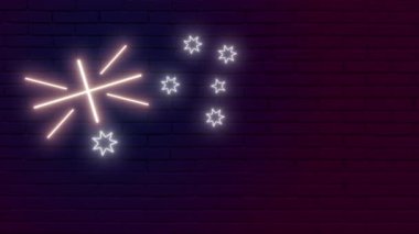Happy Australia Day Neon Sign on brick wall