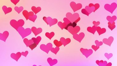 Valentines day background with love hearts