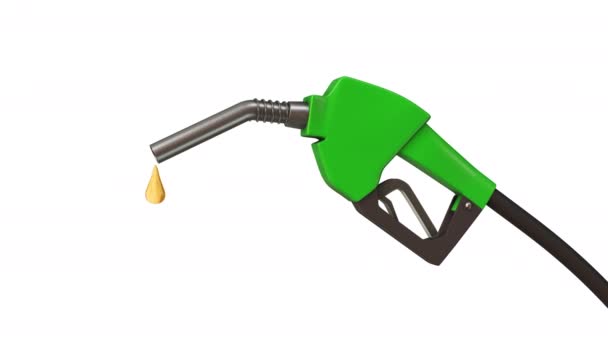 Benzin Tabanca Pompa Yakıt Bașlık — Stok video