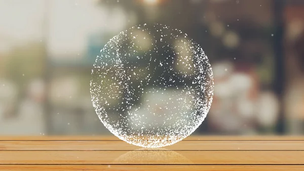 Christmas snow globe magic ball