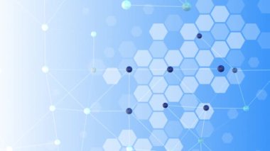 Digital technology background with network connection