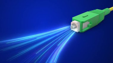 Fiber optik yüksek hız veri transfer kavramı