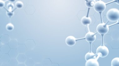 Abstarct Atom veya moleküler nanoteknoloji yapısı.