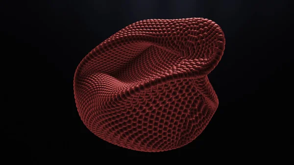 Forma Orgánica Abstracta Partículas Esfera — Foto de Stock