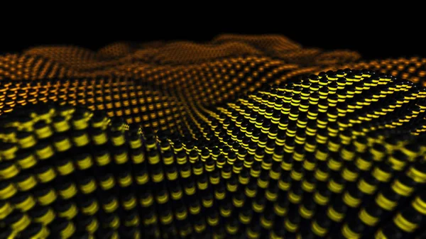 波光が動く仮想表面 — ストック写真