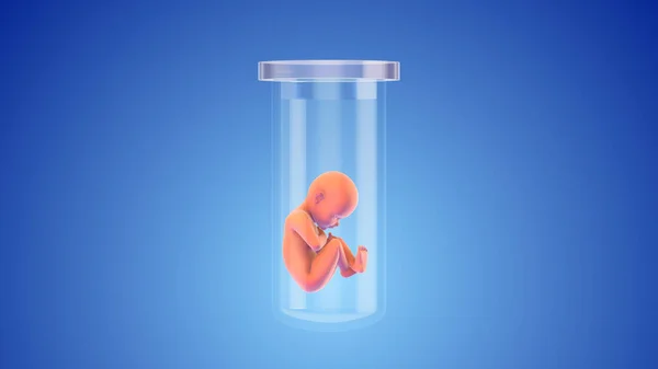 Reagenzglas Baby Vitro Fertilisation — Stockfoto