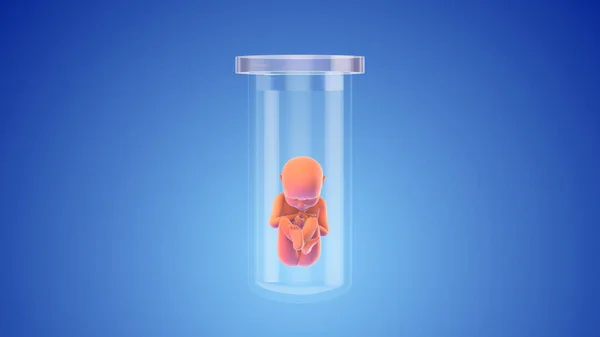 Uji Fertilisasi Bayi Tabung Vitro — Stok Foto