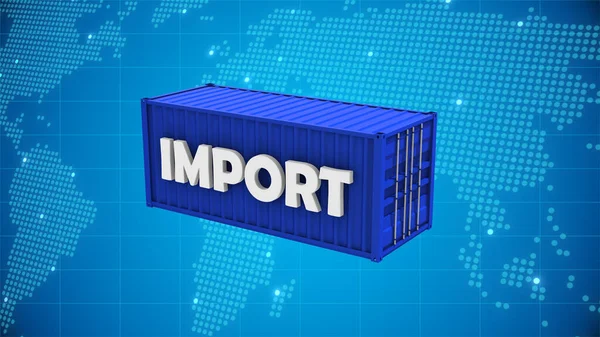 Глобальний Імпортний Експорт Товарів — стокове фото