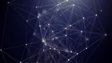 Soyut plexus web teknolojisi arkaplanı