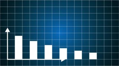Düşüşü ve başarısızlığı veya düşüşü gösteren grafik
