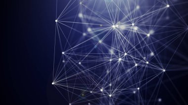 Soyut plexus web teknolojisi arkaplanı