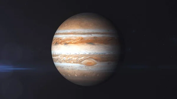 Planet Jupiter Space Rotating — Stock Photo, Image