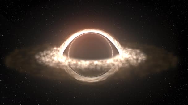 Blackhole Wormhole Nello Spazio — Video Stock