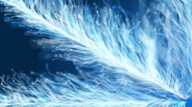 Soyut parçacık çiçekleri hareket arkaplanı