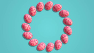 Mutlu Paskalya Günleri Yumurta Çelengi