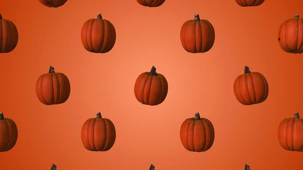 Halloween Kürbis Auf Fröhlichem Hintergrund — Stockfoto