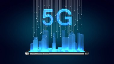 5G akıllı kablosuz dijital şehir