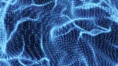 3D dalgalı arka plan.