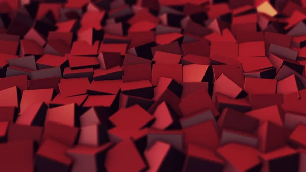 概要三次元赤立方体の背景 — ストック写真