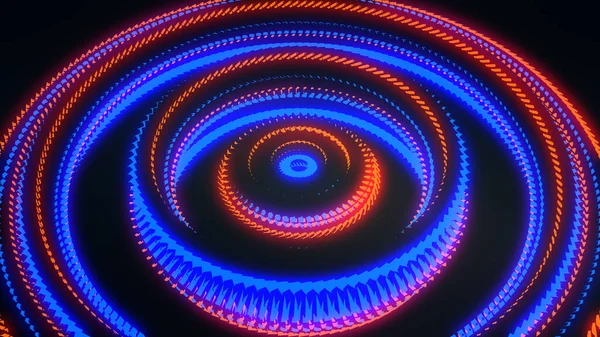 Abstract Gear or mechanical Animation Background. Psychedelic Background.