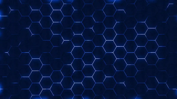 Abstract Hexagonal Technology Background — Stock Photo, Image