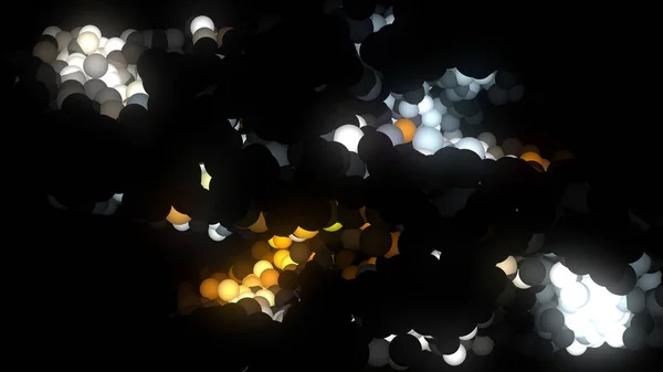 Neon Bewegte Kugeln Animierten Hintergrund — Stockfoto