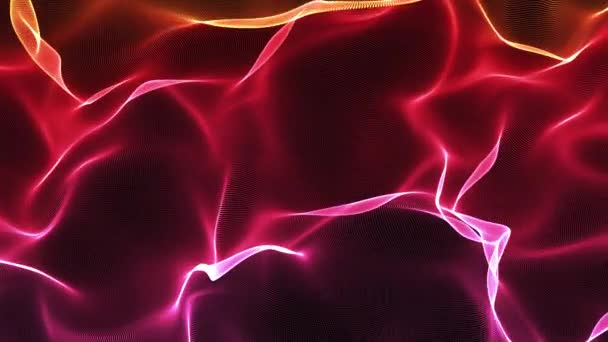 Abstract Background Glowing Wave — Stock Video
