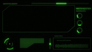 Copyspace ile HUD Gelecek Kontrol Paneli Arayüzü