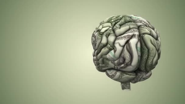 Cerveau Humain Fait Billets Dollars — Video