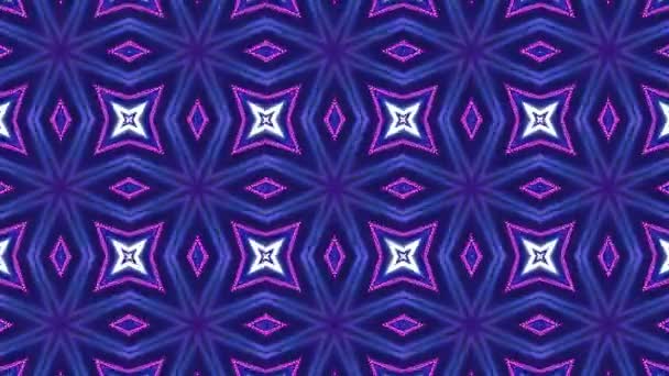 Abstraktes Psychedelisches Kaleidoskop Mit Loopbarem Hintergrund — Stockvideo