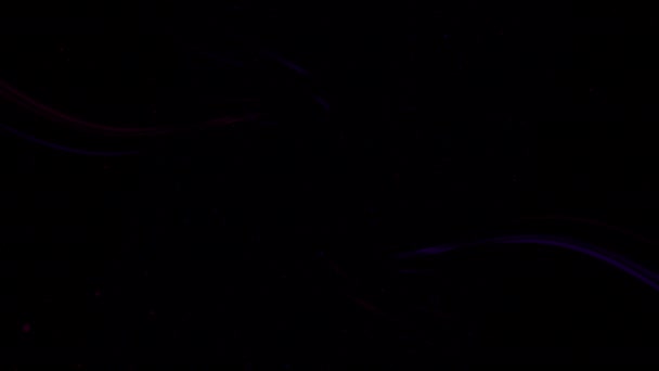 Abstrato Colorido Animação Luz Norte — Vídeo de Stock