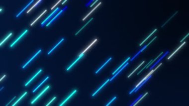 Parlak neon mavi çizgiler soyut hareket arkaplanı