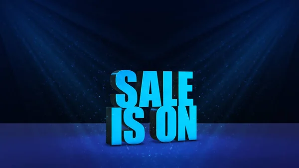 Cyber Monday Sale text animation With stage light effect