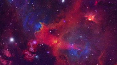 Nebula ve yıldızlarla uzayda seyahat etmek