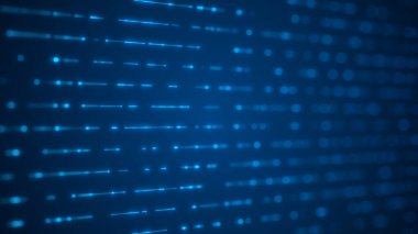 Büyük veri akışına sahip soyut yapay zeka dijital arkaplanı