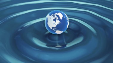 Dünya Su Günü, Dünya su yüzeyinde yüzüyor.