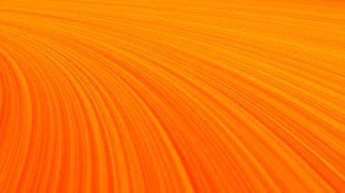 Abstract glossy orange fluid lines clipart