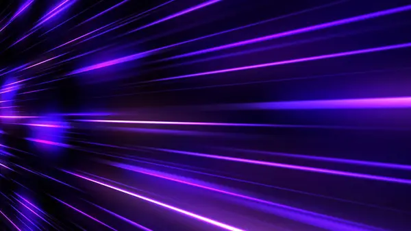 Абстрактный Фон Неоновых Сине Фиолетовых Скоростных Трасс — стоковое фото