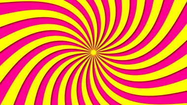 Parlak pembe ve sarı kıvrımlı güneş patlamaları