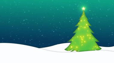 Parlayan Parçacıklarla Noel Ağacı Kesimi