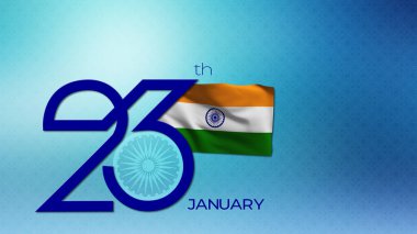 26 Ocak Mavi Üzerine Hint Bayrağı