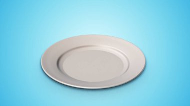 Mavi Arkaplanda Sürdürülemez Plastik Tabaka