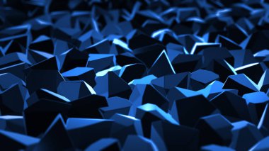 Soyut 3B küp yüzey deseni