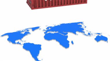 Vergi Konteynırının Altında Küresel Harita Kırılması Çarpışması