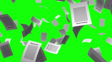 Yeşil Ekran 'da Uçan Özgeçmişler ve CV Belgeleri