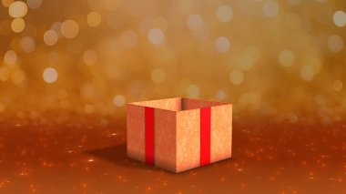 Magical Gift Box Bursting with Light