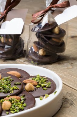 Handmade, special, pistachio, gift chocolates