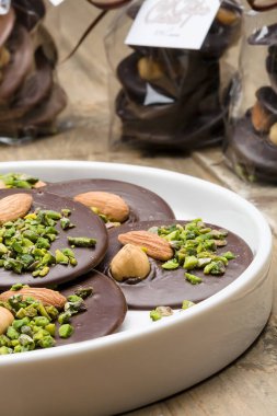 gourmet traditional chocolate bean paste.